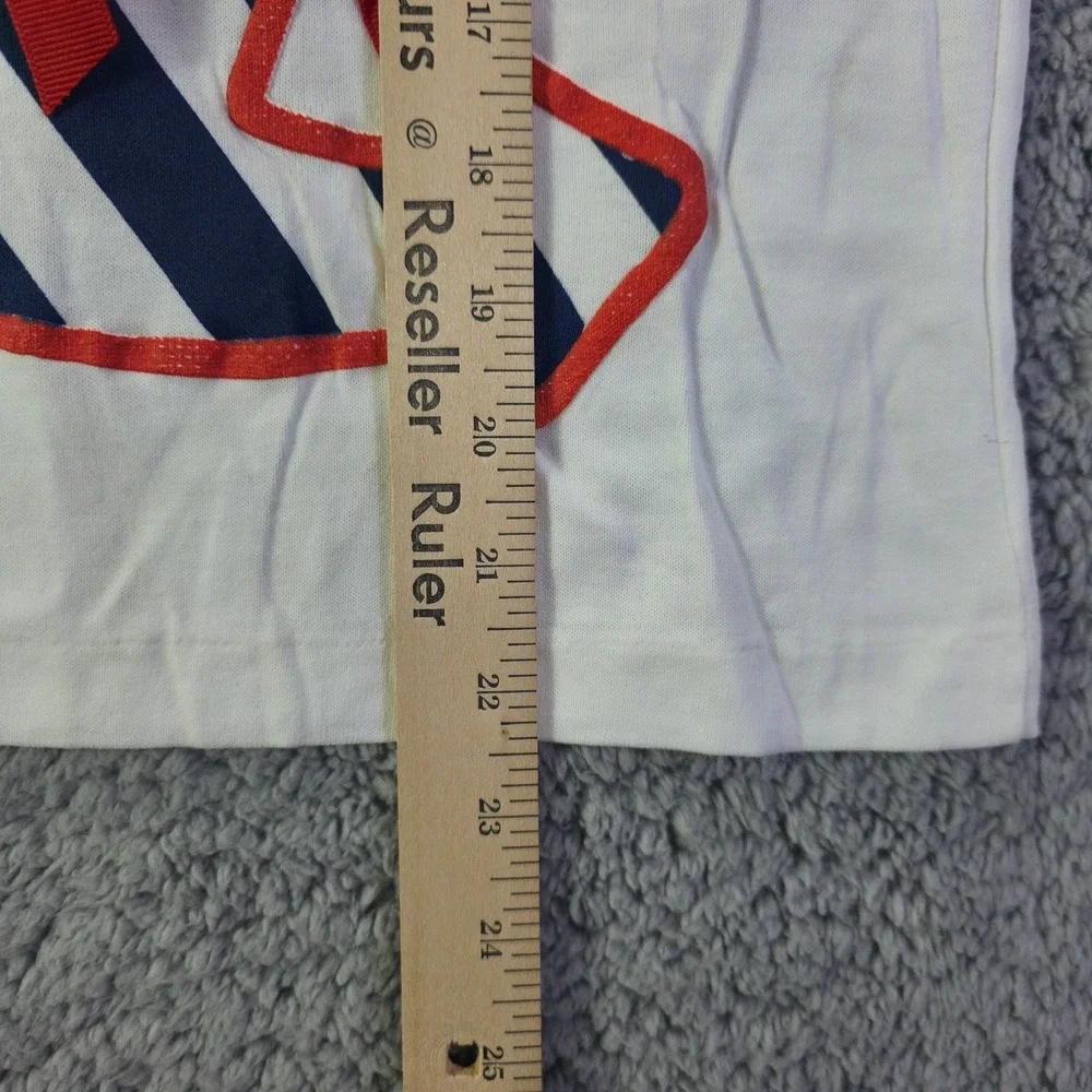 Vintage Knitwaves Kids Nautical Anchor Stars Top Red White Blue Large 34661 NWT